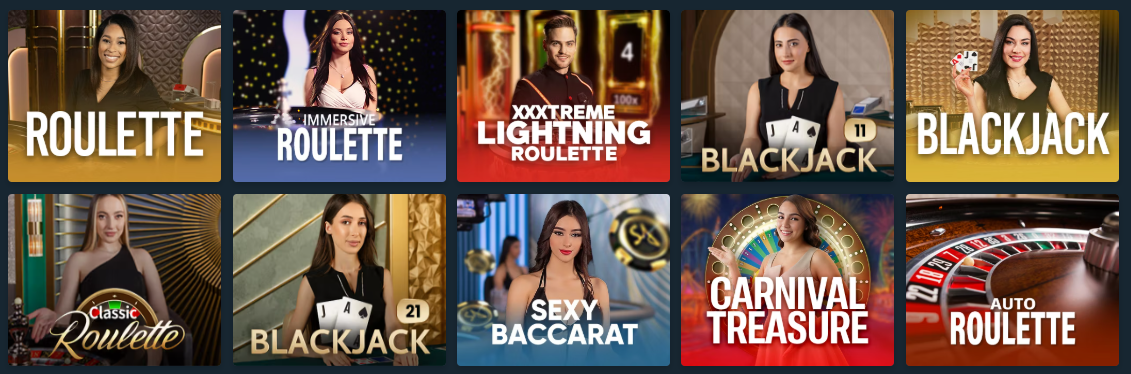 Live Casino Spiele